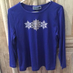 Beautiful Blue Shirt (Women’s Size Petite Large)